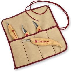 Flexcut KN100 4pc Wood Carving Knife Set